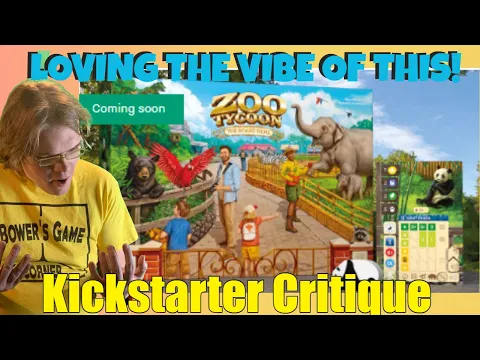 Zoo Tycoon: The Board Game - Kickstarter Critique Review