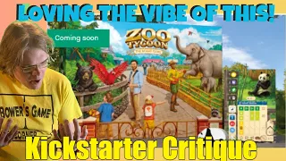 Zoo Tycoon: The Board Game - Kickstarter Critique Review