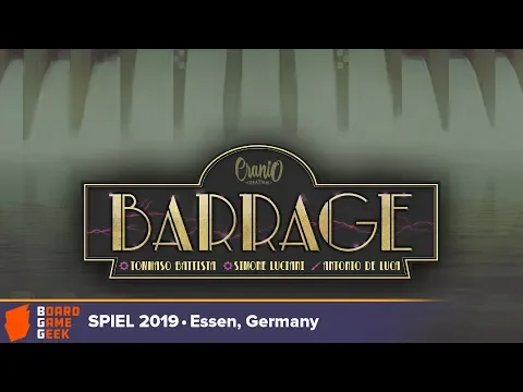 Barrage - game overview at SPIEL 2019