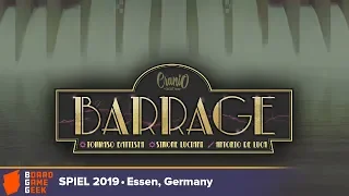 Barrage - game overview at SPIEL 2019
