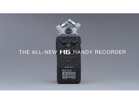 Product video thumbnail for Zoom H6 Portable Field Recorder &amp; Accessory Pack