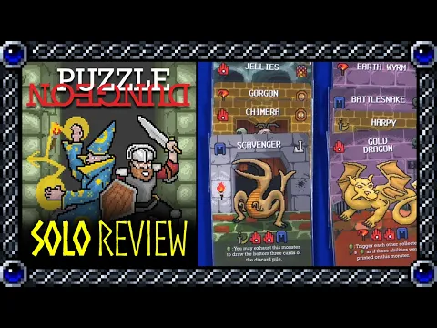 Puzzle Dungeon | Solo Review + Comparing Intro Decks 1 & 2