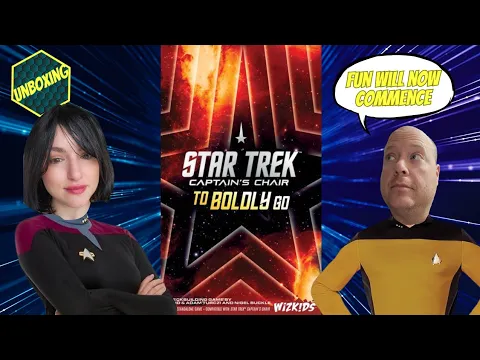 Star Trek Captain's Chair To Boldly Go - A Boardgamechuck Unboxing