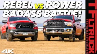 New Ram Rebel vs New Power Wagon: We Put Them Through a Battery Of Tests To Find Which One Is Best!