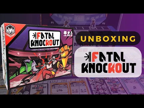 Fatal Knockout Base Game and Oddities Expansion Unboxing | DaniCha