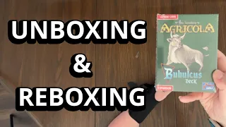 Agricola: Bubulcus Deck Expansion - Quick Look Unboxing - What's in the box?