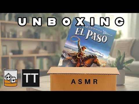 Great Western Trail El Paso - Satisfying ASMR Board Game Unboxing