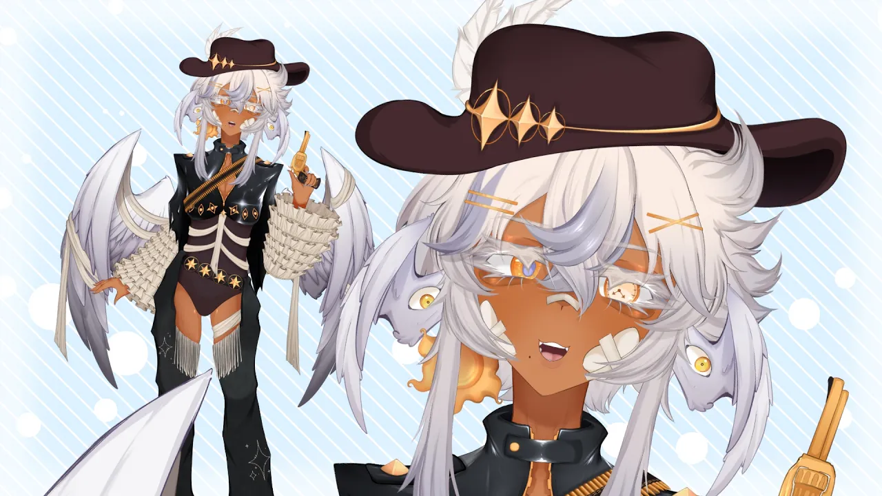 Surprise-me fullbody Live2D vtuber model rigging by UnlikelyLynnii ...