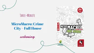 MicroMacro: Crime City – Full House - 3-Minute Unboxing