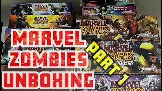 Unboxing - Marvel Zombies - PART 1 [HUNGRY PLEDGE][KICKSTARTER]