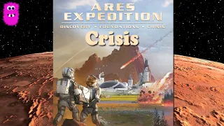Terraforming Mars Ares Expedition: Crisis, Solo Playthrough