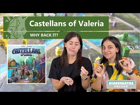Castellans of Valeria ~ area control that's all about the timing | Board Game Preview
