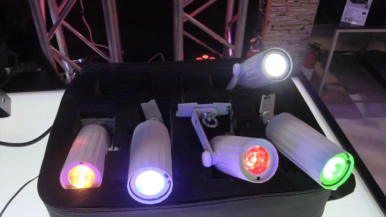 Product video thumbnail for ADJ American DJ PinPoint GO Pak Battery-Powered LED Pinspot System