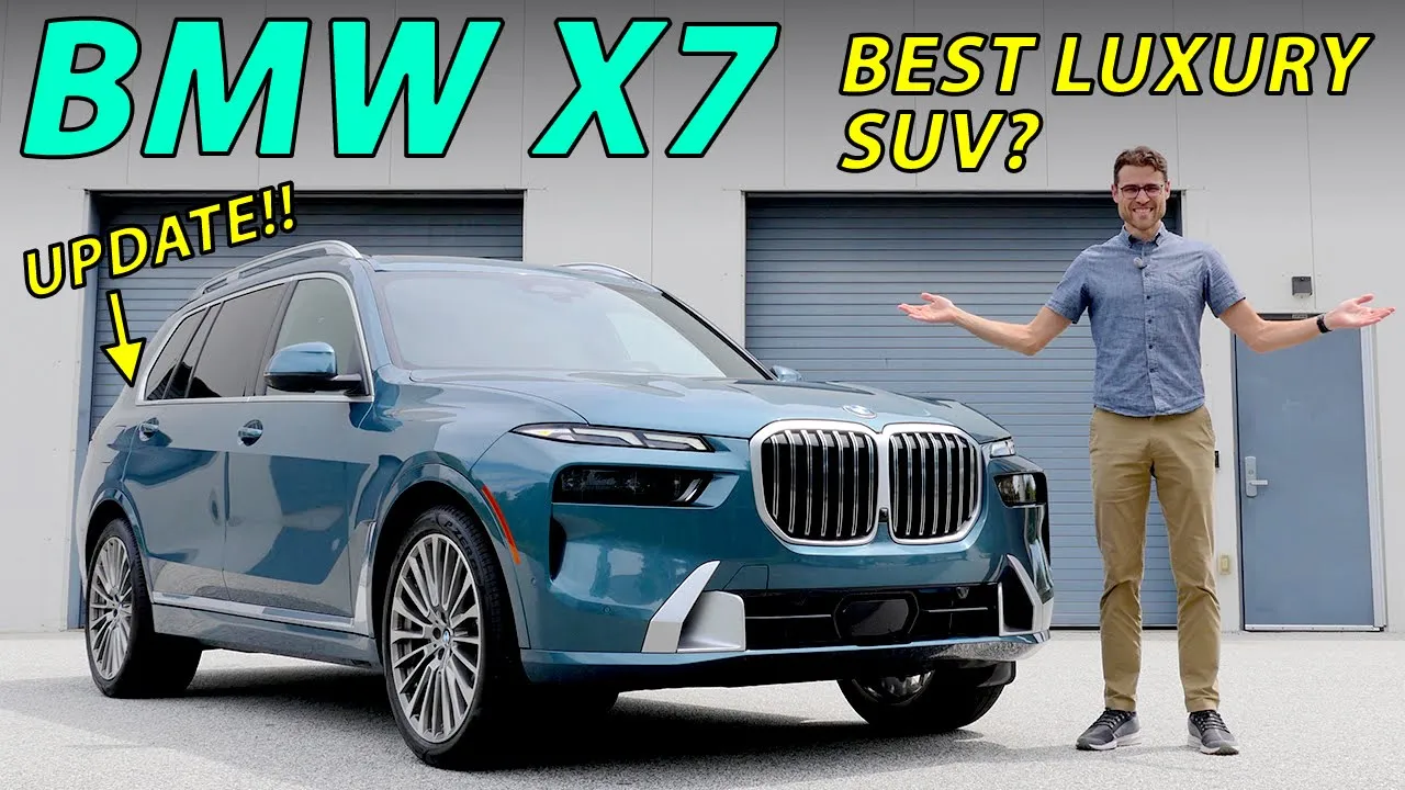 2023 BMW X7 update driving REVIEW 40i R6 vs M60 V8 comparison - does it own the luxury SUVs?