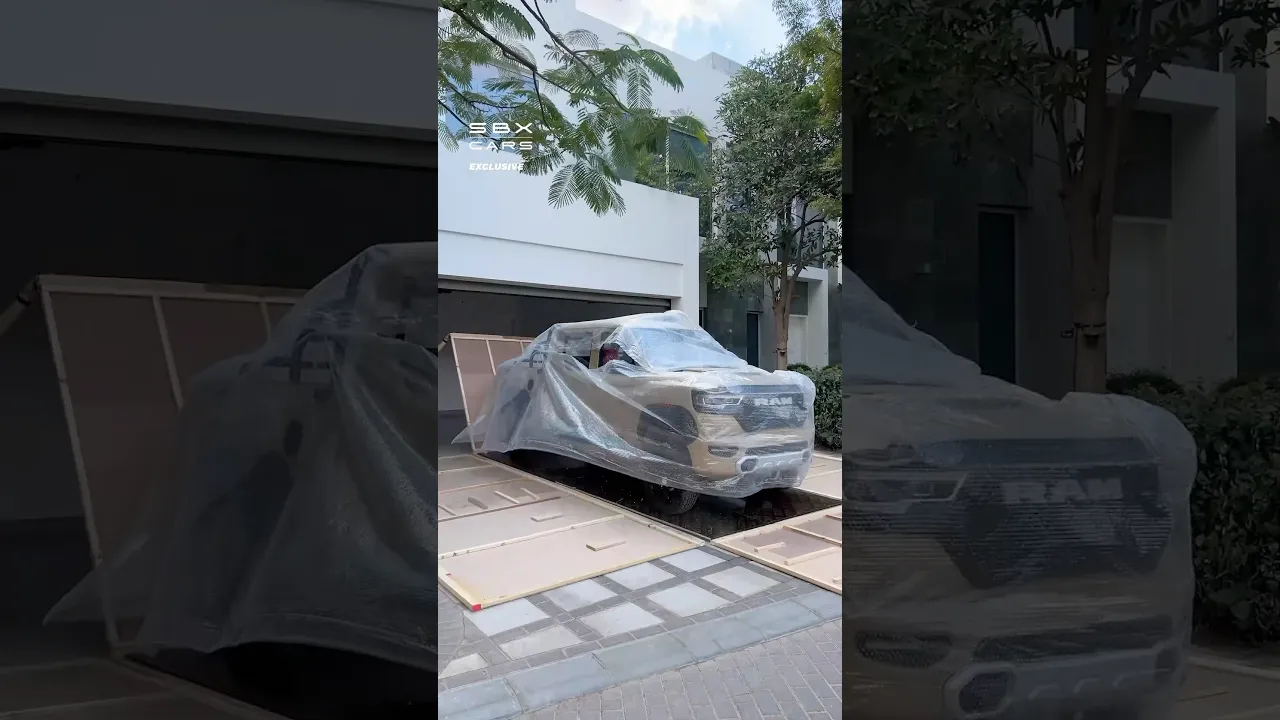 $3,500 Chinese Dodge RAM head-to-head against a $100,000 Dodge Ram 👀 #vehicles #cars #test