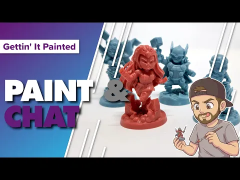 Marvel United Miniature Painting Live Stream and Chat
