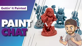 Marvel United Miniature Painting Live Stream and Chat