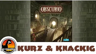 Obscurio Brettspiel Kurz & Knackig Rezension