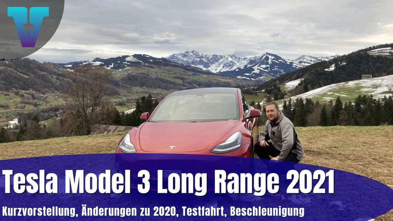 Tesla Model 3 Long Range 2021, was ist neu? - #Review #Testdrive [Deutsch 4K] | Vision E Drive #61