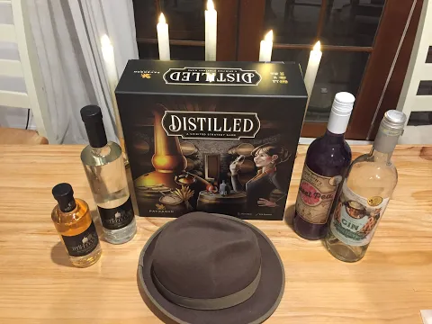 Distilled Board Game Unboxing