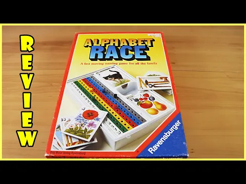 Alphabet Race Board Game Review | Board Game Night