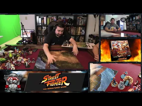 Angry Joe unboxes Street Fighter Minatures the Games