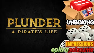 Plunder A Pirate's Life - Unboxing & Impressions (EN) by Epitrapaizoume