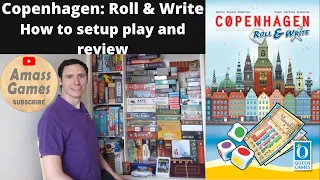 Copenhagen Roll and write how to setup play and review 