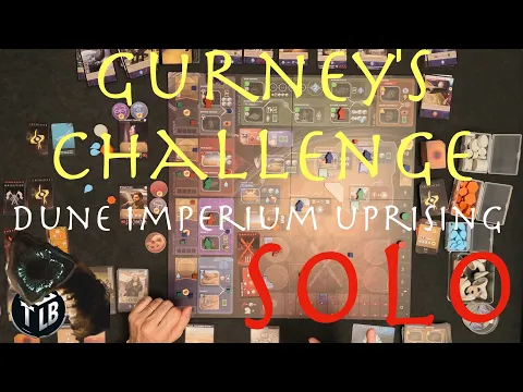 Can Gurney Lead House Atreides to Victory? Dune Imperium Uprising Solo Playthrough
