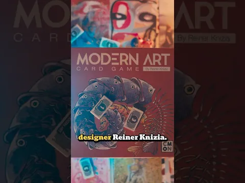 Let's Play Modern Art The Card Game #boardgame #tabletopgames