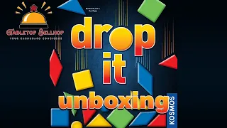Drop It Unboxing, Check out the awesome looking components in this physics based game from Kosmos