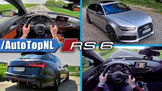 BEST of AUDI RS6 C7 STOCK & TUNED | LOUD! SOUNDS ACCELERATIONS & POV by AutoTopNL