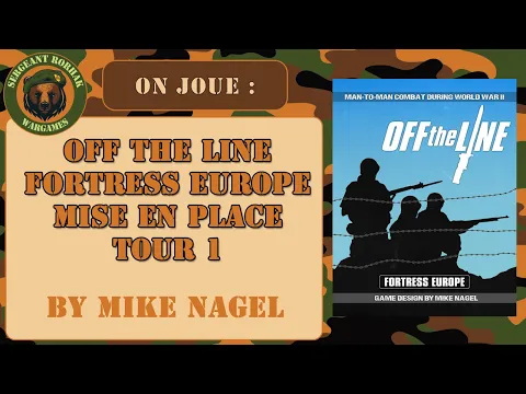 [On joue] Off the line, mise en place et tour 1