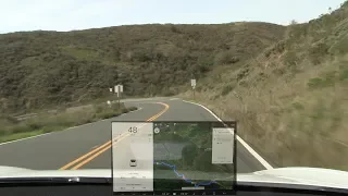 Model 3 test on winding roads