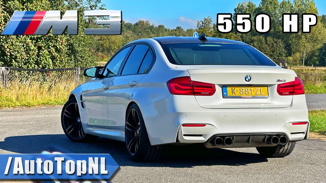 550HP BMW M3 F80 *MANUAL* REVIEW on AUTOBAHN [NO SPEED LIMIT] by AutoTopNL