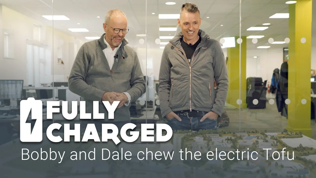 Bobby and Dale chew the electric Tofu