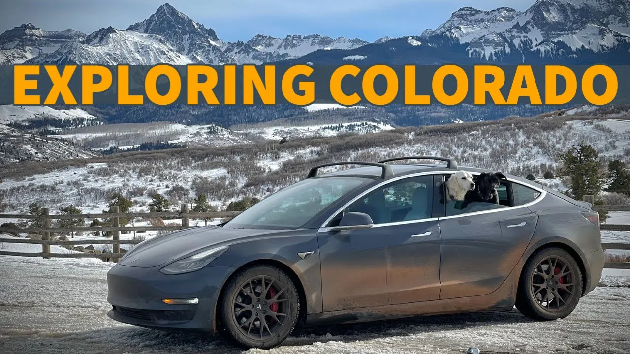 Model 3 Performance Exploring Wintery Colorado