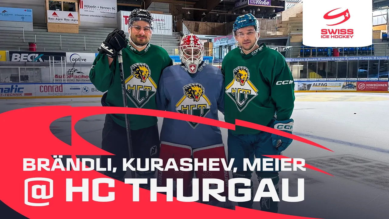Brändli, Kurashev, Meier beim HC Thurgau