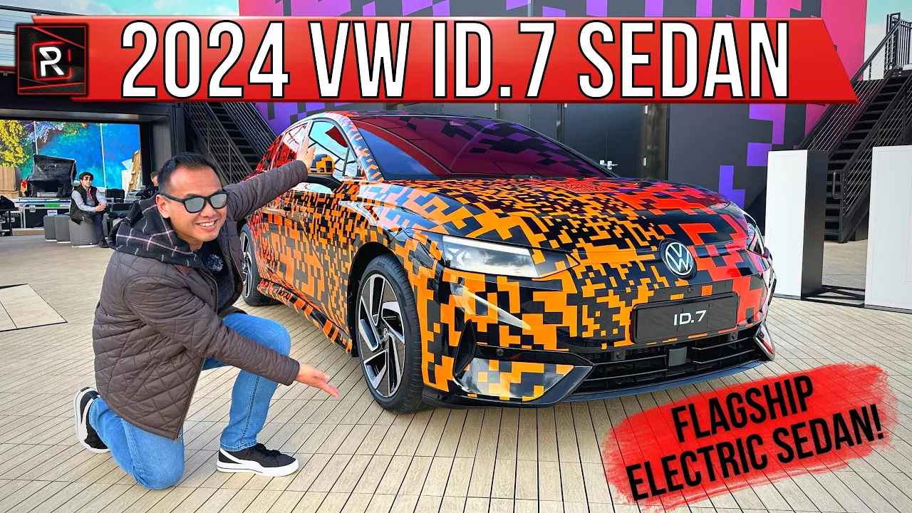 The 2024 Volkswagen ID.7 Is A Premium Electric Flagship Sedan