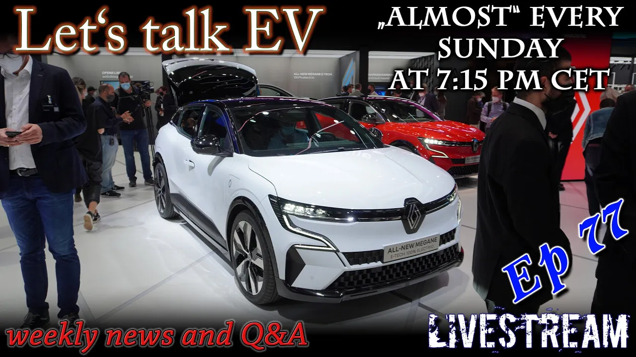 (live) Let's talk EV - Renault Megane E-Tech is coming soon