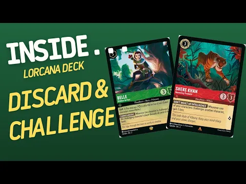 Inside…Lorcana Deck - Discard & Challenge (4K 60fps)