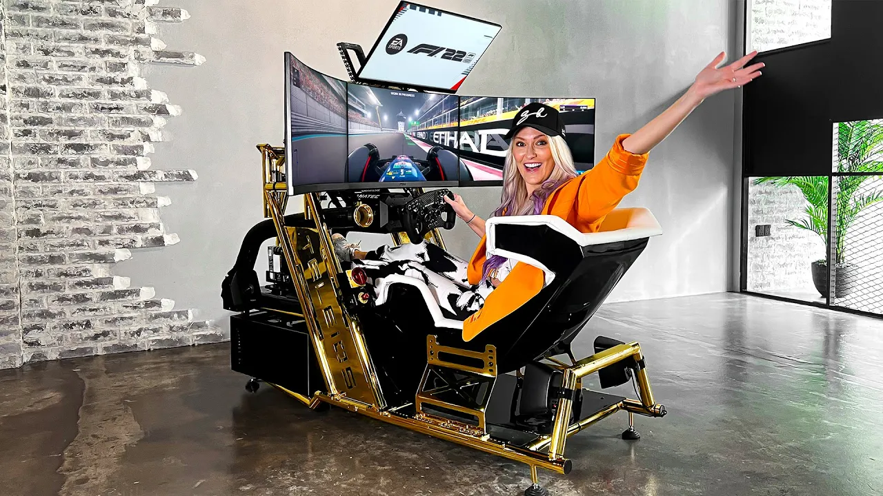 New F1 22 Game On $70,000 Simulators