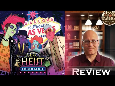 Disco Heist Laundry Board Game Review (Rock Star Games 2026)