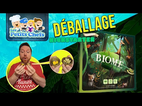 Jeu Biome 2024 version Kickstarter Deluxe (unboxing) Déballage | Les Petits Chefs