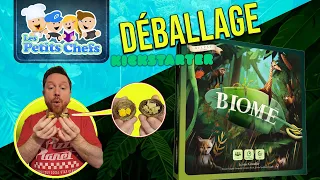 Jeu Biome 2024 version Kickstarter Deluxe (unboxing) Déballage | Les Petits Chefs