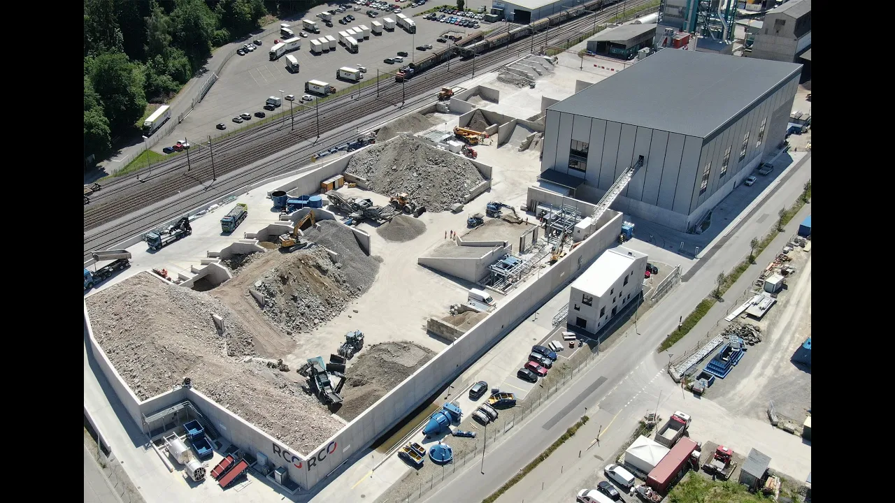 Innovative Baustoffrecyclinganlage der RCO