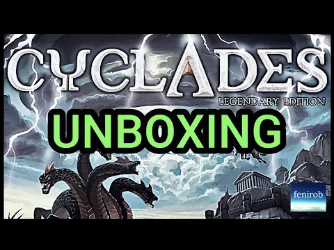 Cyclades: Legendary Edition Board Game | Unboxing (No Talking) | Retail Version