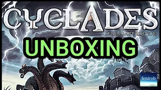 Cyclades: Legendary Edition Board Game | Unboxing (No Talking) | Retail Version