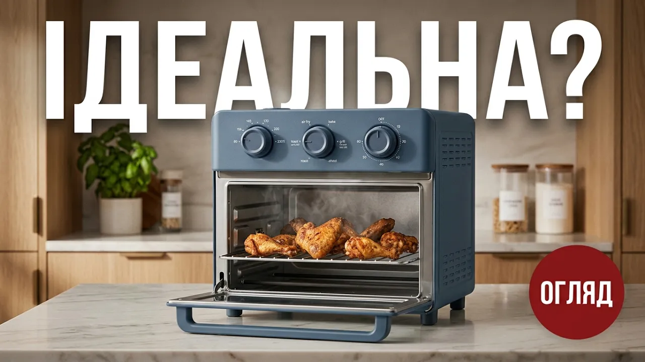 Настільна міні-піч (аерогриль) 6в1 OUR PLACE APL.WDO.UKB.BLU Wonder Oven Blue Salt