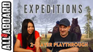 EXPEDITIONS Ironclad Edition (sequel to SCYTHE) | How to Play and Full 2-Player Playthrough